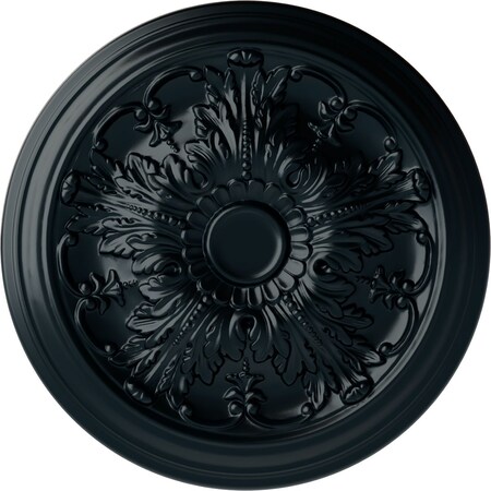 Damon Ceiling Medallion (Fits Canopies Up To 3 3/8), Hand-Painted Night Shade, 20OD X 1 1/2P